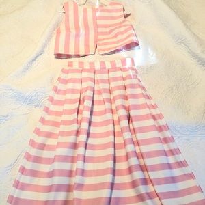 Two piece preppy piece